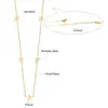 Estilo Minimalista Redondo Geométrico Colgante Cadena para Clavícula de Acero Inoxidable Moda Femenina Nicho Venta Caliente Europea y Americana Venta al por Mayor