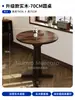 Café Retrô Americano Mesa e Cadeira de Madeira Maciça Combinação Padaria Sobremesa Loja de Chá com Leite Mesa Restaurante Ocidental Comercial Mesa Quadrada
