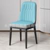Silla de comedor sencilla, moderna, ligera, de lujo, con respaldo para el hogar, mesa de comedor nórdica y silla de ocio, silla de café, taburete grueso para hotel