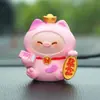 Adorno de Consola Central de Coche Meow Cai Cerdo Lindo Decoración de Escritorio de Coche Regalo para Niña En Stock Una Pieza Dropshipping