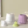 Resina de Amapola Epoxi Yeso Espejo Campana Tarro de Almacenamiento Molde de Silicona para Adorno de Taza de Velas de Navidad DIY