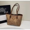 Bolso Retro Transfronterizo para Mujer, Gran Capacidad, Nuevo Estilo Otoño e Invierno 2026, Bolso de Hombro Simple y Versátil, Bolso Tote de Moda para el Trabajo