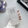 Funda metálica mate para Huawei Mate60PRO, con película para lente magnética 430, suave y flexible.