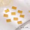 Decorações de Arte de Unhas de Ano Novo Bolsa de Dinheiro Lingote Moeda de Cobre Tendência Festiva Caractere da Sorte Liga Metálica Deus da Riqueza Dólar Acessórios de Decoração de Unhas