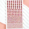 Pegatinas de Pedrería Rojas para Maquillaje de Escenario, Maquillaje Brillante, Pegatinas Rojas de Diamante para Cejas, Maquillaje para Frente y Ojos, Pegatinas de Pedrería para Cara, Pedrerías Pequeñas para Actuación