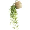 Clematis de Simulación Hoja de Helecho Hoja de Simulación Chlorophyllum Planta Verde Material para Arreglos Florales Decoración para el Hogar y Bodas Madreselva de Simulación