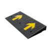 Alfombra de paso 100*50CM alfombra de pendiente diente de carretera pendiente de carretera umbral doméstico alfombra de subida alfombra de escalada tope de velocidad