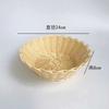 Canasta de Bocadillos Canasta de Frutas Creativa Plástico Imitación Ratán Tejido Plato de Frutas Cesta Tejida para el Hogar Ktv Plato de Semillas de Melón Canasta de Frutas Secas
