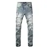 Estilo casual callejero americano transfronterizo graffiti para hombre moderno ajustados skinny moda versátil pantalones largos jeans
