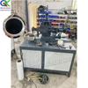 Máquina automática de flangear e enrolar bordas externas de cilindros pequenos máquina de empurrar bordas de tubos de alumínio e cobre máquina hidráulica de puxar bordas de tubos