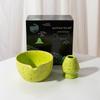 Fornecimento Exclusivo Transfronteiriço de Conjunto de Chá Matcha Estilo Japonês com Pontos de Spray na Cor Matcha, Tigela de Matcha Amazon com Bico, Atacado em Caixa de Presente