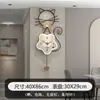 Reloj de Pared Minimalista Moderno para Sala de Estar, Reloj Creativo de Lujo Elegante para el Hogar, Montaje en Pared, Sin Taladro, Reloj Decorativo Silencioso