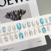 Moda para Influencers Uñas de Gama Alta Ojo de Gato Deseo Puro Simple Ins Estilo Fresco