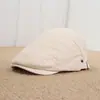 Gorra de Pato Retro Versátil para Hombre Nueva Otoño/Invierno 2026, Gorra de Visera de Cuero Sintético Patchwork Artístico de Moda para Mujer