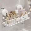 Estante de Almacenamiento con Ventosa para Lavabo de Baño, Organizador de Pared sin Taladro para Inodoro y Lavabo
