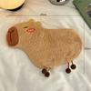 Toalla de Mano Capibara Terciopelo Coral Absorbente de Agua Secado Rápido Cocina Hogar Dibujos Animados Lindo Capibara Toallita Facial para Niños