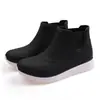 Botas de lluvia de tubo corto estilo europeo y americano moda para hombre impermeables antideslizantes para pareja zapatos de pesca para exteriores zapatos de goma de suela blanda botas de lluvia para lavado de coches