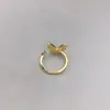 Anel de borboleta em concha de abalone natural cravejado de diamantes, acessórios de joias de pérola DIY com abertura ajustável, atacado