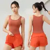 Chaleco deportivo de una pieza transfronterizo con copa fija sin aro de acero, para ocio, velocidad, a prueba de impactos, fruncido exterior, chaleco base para mujer