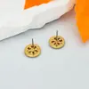 Pendientes de Estilo Nuevo con Patrones Redondos, Elegantes y de Alta Gama, Estilo Minimalista, Pendientes de Diseño de Nicho