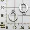 Aleación de Zinc 26 Letras Mayúsculas del Alfabeto Inglés A-Z Colgante Pequeño Pulsera DIY Collar Llavero Accesorios de Joyería Colgante