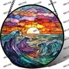 Adornos Colgantes Decorativos de Vidrio de Color Transfronterizos, Decoraciones para Paredes y Ventanas, Captadores de Luz, Regalos para el Día de la Madre, Regalos de Cumpleaños