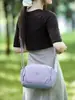 Bolsa transversal multicamadas da moda para mulheres, estilo coreano simples, mochila à prova d'água, nylon, compacta, bolsa de ombro feminina, bolsa pequena resistente à água