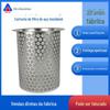 Cartucho de filtro de tubo industrial 304 flangeado flange de aço inoxidável cesta de cartucho de filtro coador de filtro coador perfurado