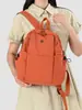 Nova mochila simples de nylon impermeável para mulheres, mochila casual leve para o dia a dia, para ir ao trabalho, viagens ao ar livre e uso estudantil