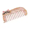 Peine para el cabello de gato dulce de acetato de alta gama, peine portátil lindo y femenino, peine creativo y versátil para peinar el cabello