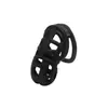 Cerradura de Núcleo Embebido Sm Cobra, Candado de Castidad para Hombres, Doble Color, Transpirable, Ligero, Invisible, Adecuado para Usar al Aire Libre