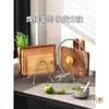 Estante de Acero Inoxidable para Tabla de Cortar, Soporte para Tapa de Olla, Estante de Almacenamiento para Encimera de Cocina Doméstica para Tablas de Cortar y Tapas