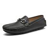 Sapatos masculinos de primavera e verão tremolo transmissão ao vivo novo comércio exterior quente plus size sapatos masculinos ao ar livre couro genuíno mocassins masculinos respiráveis