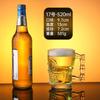 500ml Grande Copo de Chope Grande Internet Celebrante Copo de Cerveja de Vidro Doméstico Cerveja Fina Copo de Vinho Criativo Requintado Grande Capacidade