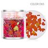 Venta caliente transfronteriza, maquillaje navideño para uñas, lentejuelas, set de 12 colores, híbrido, ultrafino, parche para decoración de uñas, esmalte de uñas en gel