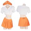 Lencería Sexy, Atuendo Sexy y Lindo de Estudiante Mayor, Falda Plisada Ultra-Corta, Uniforme Dividido de Campus, Deseo Puro, Fácil de Derribar