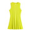 Exportação Transfronteiriça Roupas Femininas Verão 2025 Novo Estilo Simples e Confortável Sem Mangas Gola Redonda Design com Costas Abertas Vestido Curto