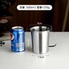 Copo Medidor de Aço Inoxidável 304 para Cafeteria e Loja de Chá com Leite, Copo para Arte com Leite Latte 0.5L 0.7L 1.0L Ferramenta para Arte com Leite Latte de Café