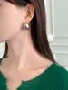 Aretes de Bola Dorada Semicírculo Grueso Forma de C Hueco Minimalista 2026 Nuevos Aretes de Esfera Irregular Aretes de Moda Tendencia para Mujeres