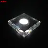 Suporte Criativo de Lâmpada LED de Luz Branca Única Barra Display de Coquetel Base de Lâmpada de Cristal Luminoso de Carregamento