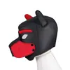 Máscara de Cabeza de Perro Sm Alternativa Cabezal de Perro Máscara Humana Perro Humanoide Esclavo de Perro Entrenamiento Esclavo Masculino Esclava Femenina Disfraz K9 Juguete