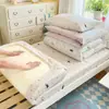 Juego de Sábanas Ajustables de Tres Piezas para Dormitorio Estudiantil Clase A para el Inicio de Clases Ropa de Cama Individual para Dormitorio Algodón Sábanas de Cama Funda de Edredón Juego de Cuatro Piezas