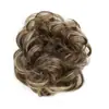 Peluca para Mujer Pinza de Agarre Anillo para el Cabello Paquete de Cabello Moño Bola Disco Flor Cabello Corto Rizado Pinza de Agarre Flor Capullo Esponjoso Anillo Grande para el Cabello