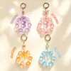 Colgante Exquisito Chapado en Oro de Resina, Cadena para Teléfono Fresca y Sencilla, Cadena para Bolso Delicada, Llavero, Adorno para Pulsera al por Mayor
