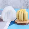 Molde de silicona para vela de limón DIY chocolate fondant pastel helado creativo fruta durián plátano
