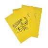 Bolsa Adhesiva de Dibujos Animados Creativos Amarilla Impresa Personalizada Bolsa Sellada Proveedores Directos de Productos Culturales y Creativos Soporte para Personalización