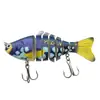 Atacado de fábrica Luya isca dura multi-seção simulação de peixe 10cm/15g plástico sete-seção isca multicolor