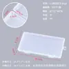 Caja de Embalaje Rectangular de Plástico PP con Gancho, Papelería, Joyería, Caja para Tarjetas, Organizador de Escritorio, Caja de Almacenamiento, Caja con Cerradura