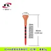Tee de Golf Más Vendido Transfronterizo del Fabricante Bolixi Tee de Plástico Funda de Goma Blanda Tee Rayado Soporte de Tee de Colores