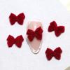 Laço de flocagem explosivo Nail Art Jóias Net Red Fairy Stereo Veludo Borboleta Gravata Vestir Armadura Acessórios Atacado